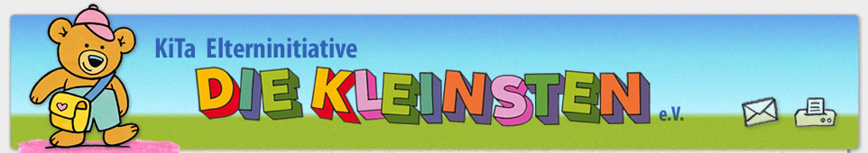 KiTa  Elterninitiative &raquo;DIE KLEINSTEN&laquo; e.V., Moers-Repelen &middot; An der Schneckull 23-29 &middot; Telefon: 0 28 41-76 93 90